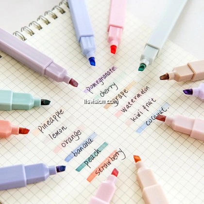 LLS Light Colour Kawaii Highlighter Pen